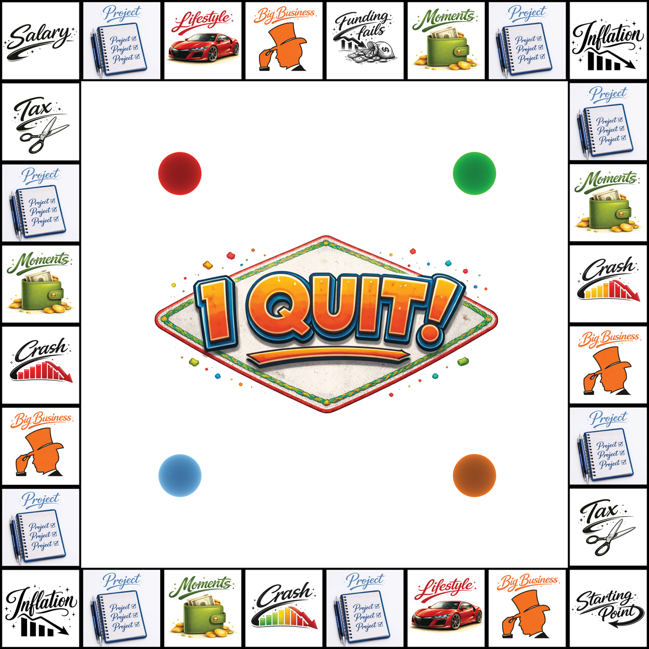 I QUIT! board
